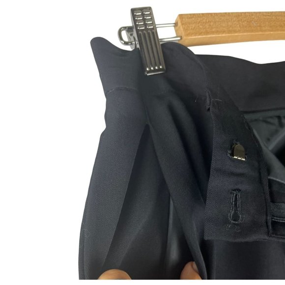 Vintage Classiques Entier 100% Wool Black Pants, Women's Size 16 - Picture 8 of 11